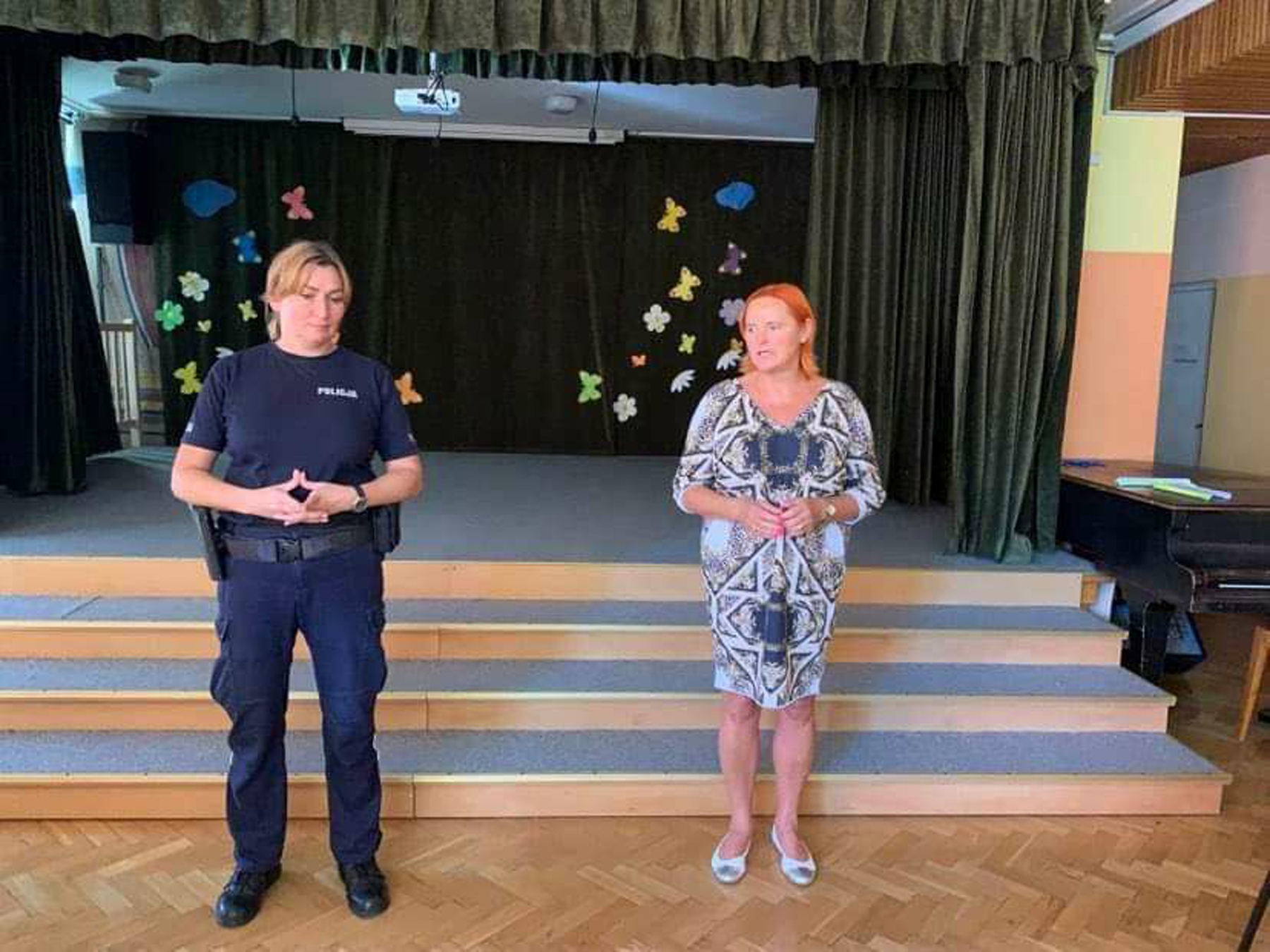 Spotkanie z przedstawicielką policji